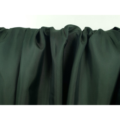 Tissu Doublure Satin Poly / Viscose Jacquard Tête d'Épingle Vert Bouteille