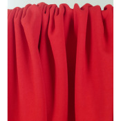 Tissu Maille Molleton 100 % Coton Rouge