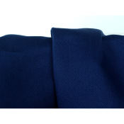 Tissu Sergé 100 % Coton Bleu