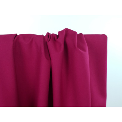 Tissu Sergé Polyester Recyclé Viscose FAY Viva Magenta