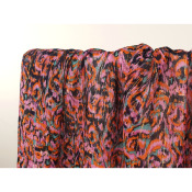 Tissu Voile Viscose / Soie Lurex Abstrait
