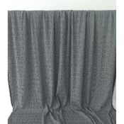 Tissu Toile Poly / Coton Vichy Effet Smocké 