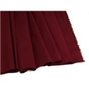 Tissu Popeline Coton Stretch Bordeaux