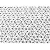 Tissu Coton Brodé Motif Fleurs