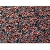 Tissu Jacquard Motif Fleurs