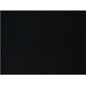 Tissu Maille Structurée Noir Motifs Graphiques