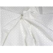 Tissu Broderie Anglaise Losange