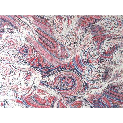 Tissu Crepe Polyester Imprimé Cachemires Ethniques