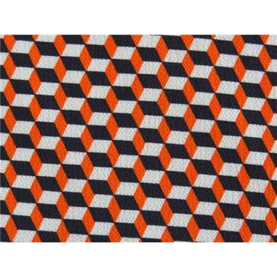 Tissu Crepe Polyester Imprimé Graphique