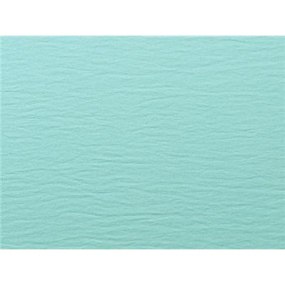 Tissu Crepe Satin Structuré Cyan