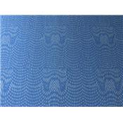 Tissu Denim Bleu Imprimé Graphique Foil Argent