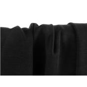 Tissu Maille Interlock 100 % Supima® Coton Noir