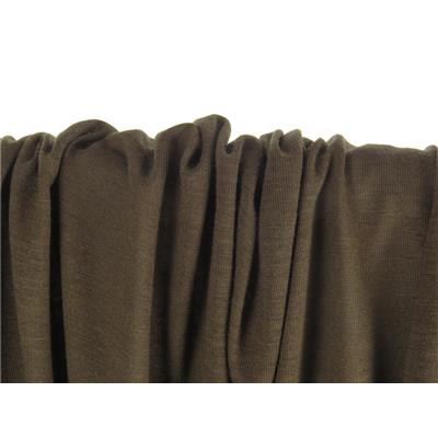 Tissu Maille Jersey Viscose / Soie Choco