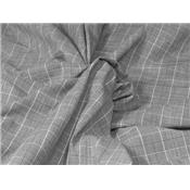 Tissu Prince de Galles Noir / Ecru