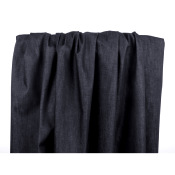 Tissu Denim Légèrement Stretch Noir