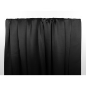Tissu Crepe Satin 100 % Viscose Noir