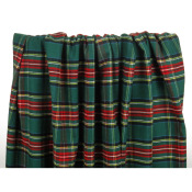 Tissu Flanelle Tartan Vert Sapin