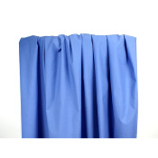 Tissu Sergé Coton Stretch SAM Bleu Azur