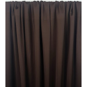 Coupon Sergé Léger Viscose / Lyocell Chocolat 100 cm x 158 cm