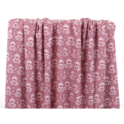 Tissu Crepe Viscose Fleurs Ethniques