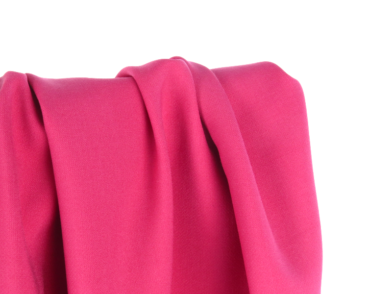 Coupon Double Tissage Stretch Fuchsia 50 cm x 136 cm