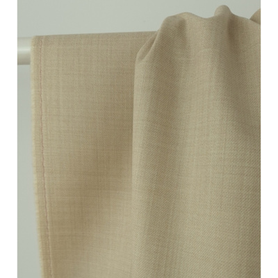 Tissu Lainage 100 % Laine Vierge Beige Chiné 