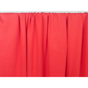 Tissu Maille Interlock Mercerisé 100 % Lyocell Rouge