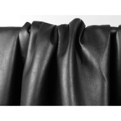 Tissu Maille Néoprène Simili Cuir Noir