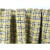 Tissu Tweed Mélange Laine Ecru, Jaune & Bleu