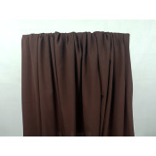 Tissu Voile de Viscose Chocolat