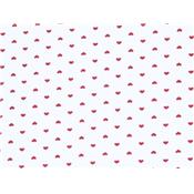 Tissu Jersey Viscose / Elasthanne Imprimé Coeur