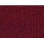Tissu Maille Cotelé Bordeaux / Chiné Noir Toucher Peau de Peche