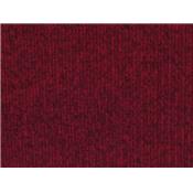 Tissu Maille Cotelé Bordeaux / Chiné Noir Toucher Peau de Peche