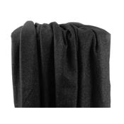 Coupon Lainage Léger Noir / Lurex Argent 50 cm x 140 cm