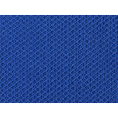 Tissu Jacquard Losange Aspect Broderie Bleu Electrique