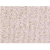Tissu Molleton Beige Rosé / Lurex Doré