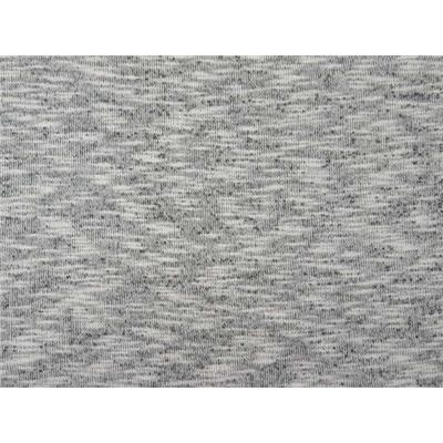 Tissu Molleton Gris Clair / Flammé Ecru /Chiné Anthracite