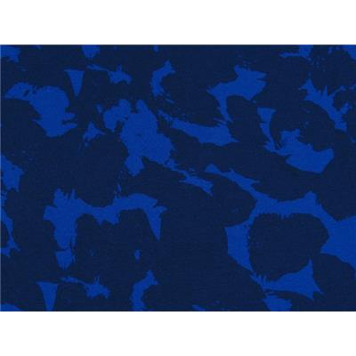 Tissu Molleton Bleu Klein Imprimé Abstrait