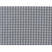 Tissu Poly-Coton Vichy Noir / Blanc