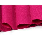 Tissu Satin Structuré Magenta