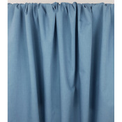 Tissu Chambray 100 % Coton Bleu Clair