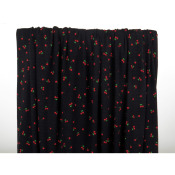 Tissu Maille Cote 3x3 Cherry