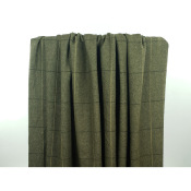 Tissu Lainage Léger 100 % Laine YORK Kaki / Vert