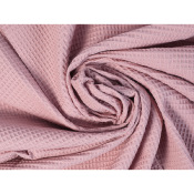 Tissu Nid D'Abeille Blush