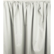 Tissu Sergé Stretch NIL BIO Gris Clair