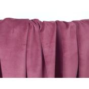 Tissu Maille Velours Nicky Bois de Rose