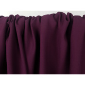 Coupon Sergé Double Tissage JOE Plum 50 cm x 140 cm
