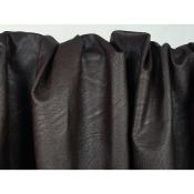 Tissu Simili Cuir Ebène