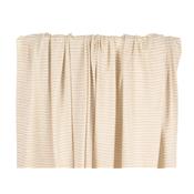 Tissu Maille Jersey Jacquard Beige / Blanc