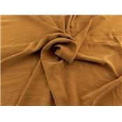 Tissu Viscose Structuré Lavé Caramel